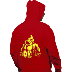 Daily_Deal_Shirts Pullover Hoodies, Unisex / Small / Red Big DK Energy