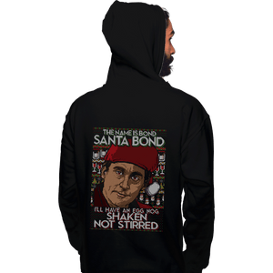 Shirts Pullover Hoodies, Unisex / Small / Black Santa Bond