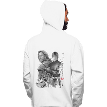 Load image into Gallery viewer, Shirts Pullover Hoodies, Unisex / Small / White Old And Young Jedi
