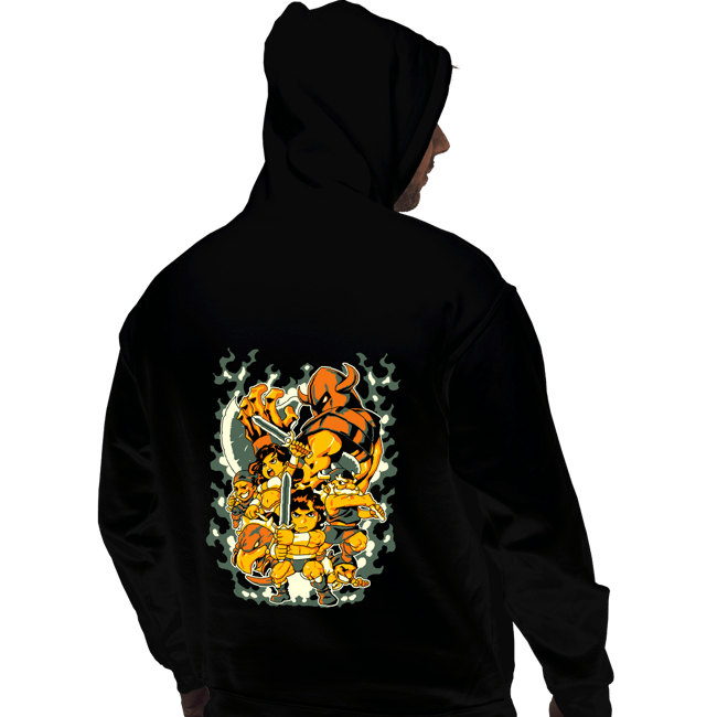 Shirts Pullover Hoodies, Unisex / Small / Black Golden Axe Heroes