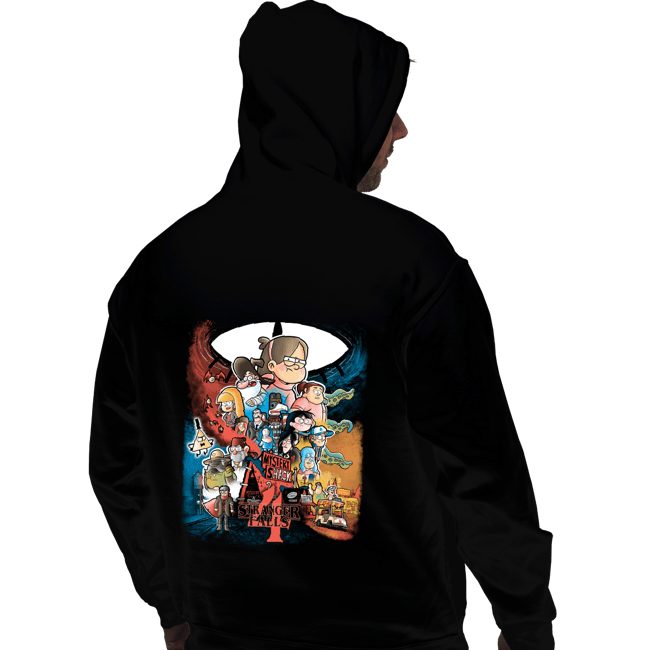 Daily_Deal_Shirts Pullover Hoodies, Unisex / Small / Black Stranger Falls 4