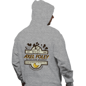 Daily_Deal_Shirts Pullover Hoodies, Unisex / Small / Sports Grey Axel Foley Detective Agency