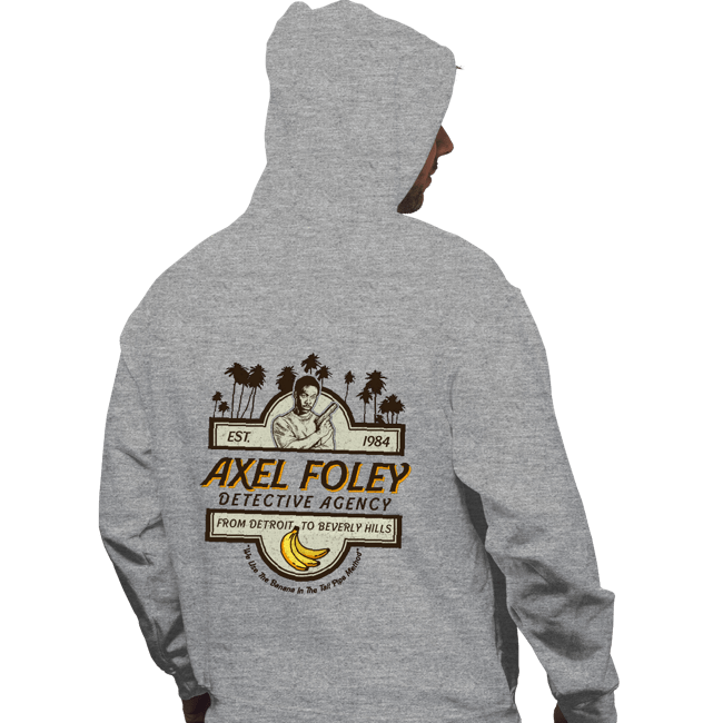 Daily_Deal_Shirts Pullover Hoodies, Unisex / Small / Sports Grey Axel Foley Detective Agency