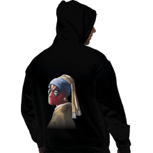 Load image into Gallery viewer, Shirts Pullover Hoodies, Unisex / Small / Black Hero With A Pearl Earring
