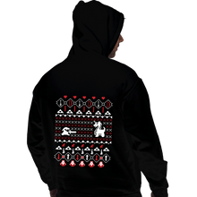 Load image into Gallery viewer, Shirts Pullover Hoodies, Unisex / Small / Black It&#39;s Dangerous To Go Alone At Christmas
