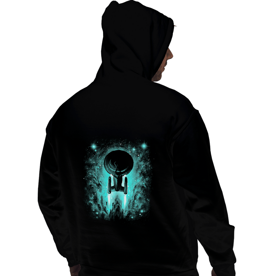 Shirts Zippered Hoodies, Unisex / Small / Black Voyages In Space