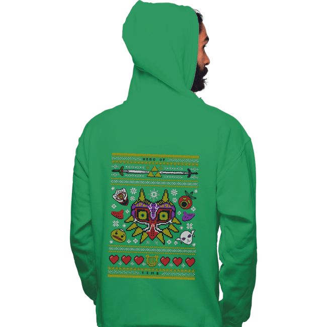 Shirts Pullover Hoodies, Unisex / Small / Irish Green Happy Mask Xmas