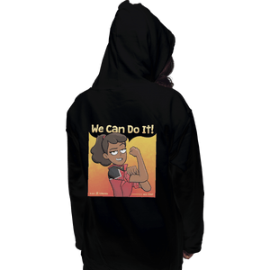 Shirts Pullover Hoodies, Unisex / Small / Black Lower Decks Can Do It