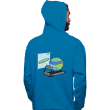 Load image into Gallery viewer, Shirts Pullover Hoodies, Unisex / Small / Sapphire Round Earth
