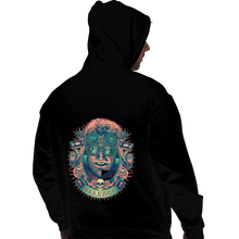 Load image into Gallery viewer, Shirts Pullover Hoodies, Unisex / Small / Black Glowing Werewolf
