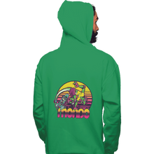 Load image into Gallery viewer, Shirts Zippered Hoodies, Unisex / Small / Irish Green Mondo Gecko
