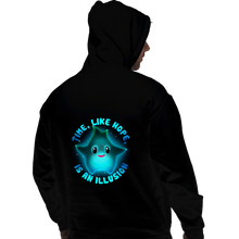 Load image into Gallery viewer, Daily_Deal_Shirts Pullover Hoodies, Unisex / Small / Black Time Is An Illusion

