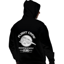 Load image into Gallery viewer, Shirts Zippered Hoodies, Unisex / Small / Black Normandy Flight Crew

