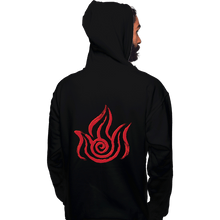 Load image into Gallery viewer, Shirts Pullover Hoodies, Unisex / Small / Black Fire
