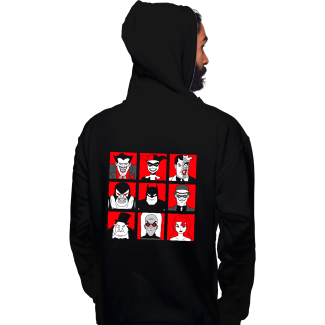 Secret_Shirts Pullover Hoodies, Unisex / Small / Black Bat Villains
