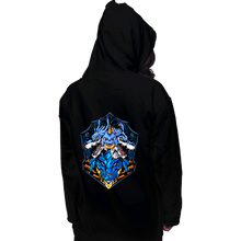 Load image into Gallery viewer, Shirts Pullover Hoodies, Unisex / Small / Black Blue Warrior
