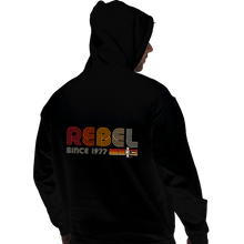 Load image into Gallery viewer, Daily_Deal_Shirts Pullover Hoodies, Unisex / Small / Black Rebel Since 1977

