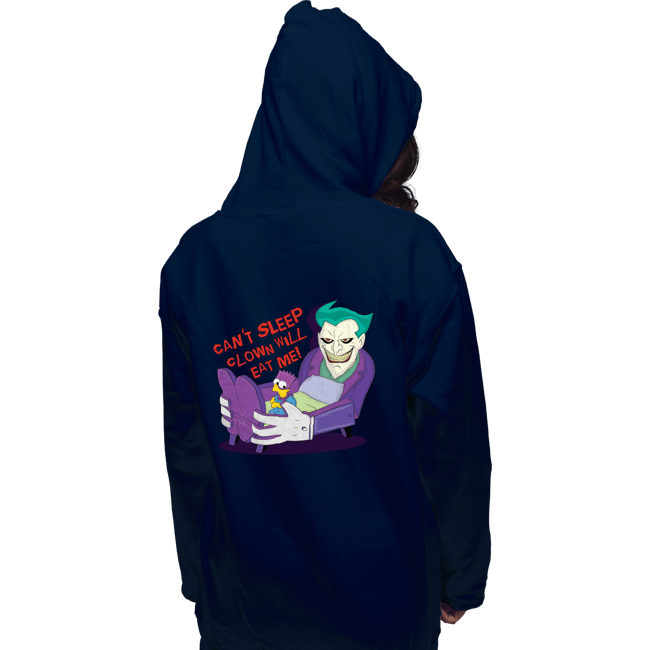 Secret_Shirts Pullover Hoodies, Unisex / Small / Navy Can't Sleep Clowns Will Eat Me