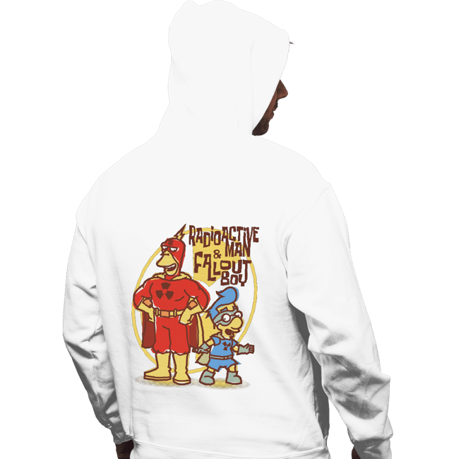 Daily_Deal_Shirts Pullover Hoodies, Unisex / Small / White Radioactive Squad