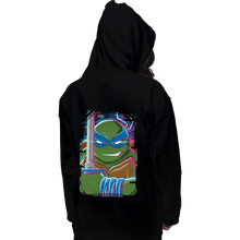 Load image into Gallery viewer, Daily_Deal_Shirts Pullover Hoodies, Unisex / Small / Black Glitch Leonardo
