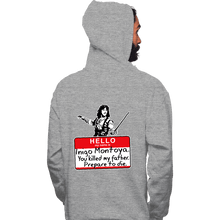 Load image into Gallery viewer, Daily_Deal_Shirts Pullover Hoodies, Unisex / Small / Sports Grey Inigo Hello
