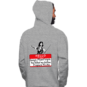 Daily_Deal_Shirts Pullover Hoodies, Unisex / Small / Sports Grey Inigo Hello