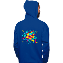 Load image into Gallery viewer, Shirts Pullover Hoodies, Unisex / Small / Royal Blue And a Bag of Chips
