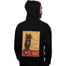 Load image into Gallery viewer, Shirts Pullover Hoodies, Unisex / Small / Black Chat Flerken
