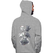 Load image into Gallery viewer, Shirts Pullover Hoodies, Unisex / Small / Sports Grey Night Fury Fusion

