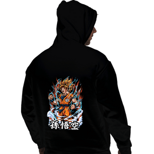 Daily_Deal_Shirts Pullover Hoodies, Unisex / Small / Black Rage Goku
