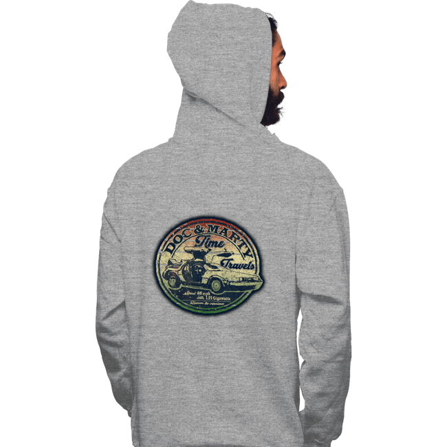 Secret_Shirts Pullover Hoodies, Unisex / Small / Sports Grey Doc And Marty