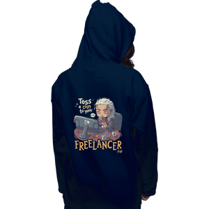 Shirts Zippered Hoodies, Unisex / Small / Navy Freelancer Of Blaviken