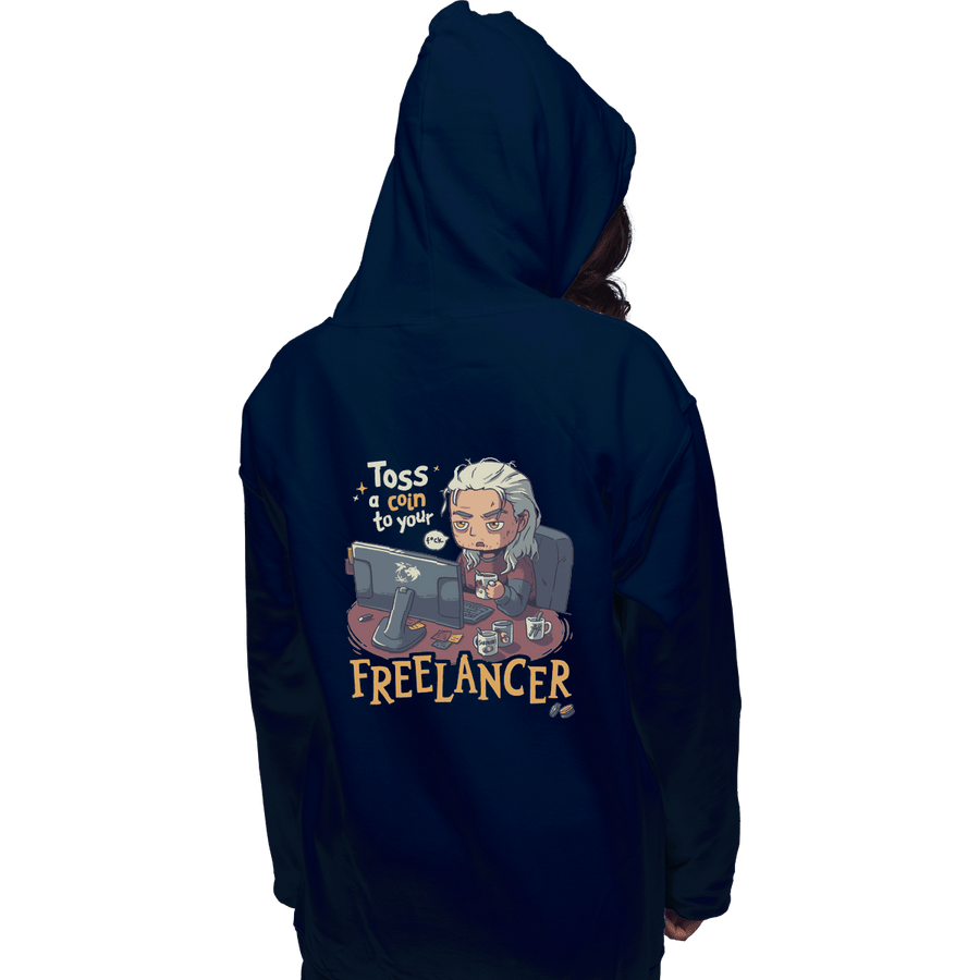 Shirts Zippered Hoodies, Unisex / Small / Navy Freelancer Of Blaviken