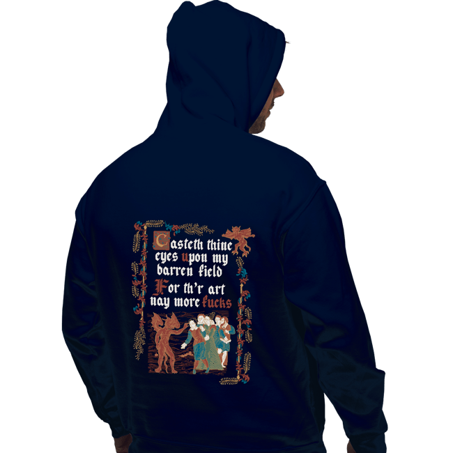 Daily_Deal_Shirts Pullover Hoodies, Unisex / Small / Navy Illuminated Fields