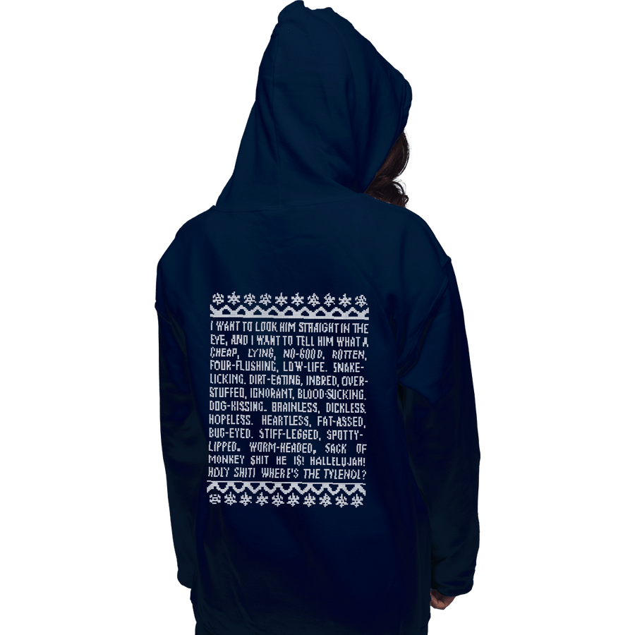 Shirts Pullover Hoodies, Unisex / Small / Navy Clark Tirade