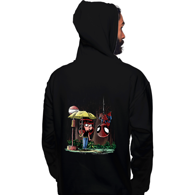 Daily_Deal_Shirts Pullover Hoodies, Unisex / Small / Black My Neighbor Spidey