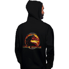 Load image into Gallery viewer, Shirts Pullover Hoodies, Unisex / Small / Black Lonely Mountain
