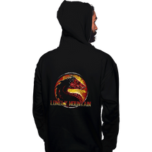 Load image into Gallery viewer, Shirts Pullover Hoodies, Unisex / Small / Black Lonely Mountain
