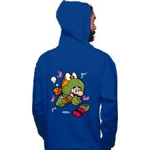 Load image into Gallery viewer, Shirts Pullover Hoodies, Unisex / Small / Royal Blue Super Mikey Suit
