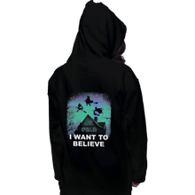 Load image into Gallery viewer, Shirts Pullover Hoodies, Unisex / Small / Black Believe In Magic
