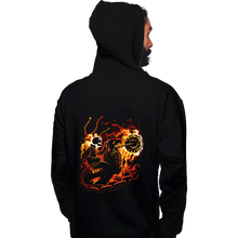 Load image into Gallery viewer, Daily_Deal_Shirts Pullover Hoodies, Unisex / Small / Black Blazing Vengeance
