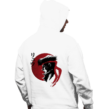 Load image into Gallery viewer, Shirts Pullover Hoodies, Unisex / Small / White Red Sun Fighter

