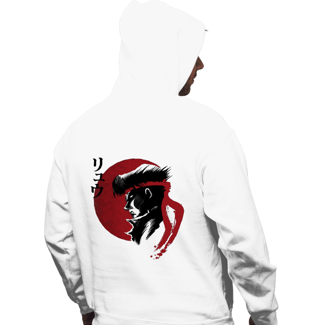 Shirts Pullover Hoodies, Unisex / Small / White Red Sun Fighter
