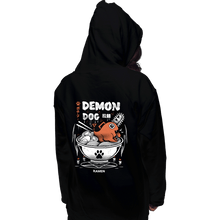 Load image into Gallery viewer, Daily_Deal_Shirts Pullover Hoodies, Unisex / Small / Black Demon Dog Ramen
