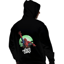 Load image into Gallery viewer, Shirts Zippered Hoodies, Unisex / Small / Black The Hero&#39;s Dead
