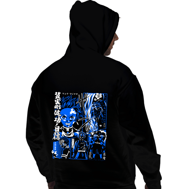 Daily_Deal_Shirts Pullover Hoodies, Unisex / Small / Black Demon Manga