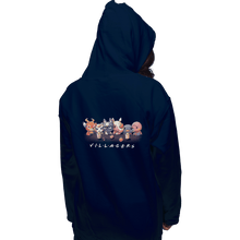 Load image into Gallery viewer, Shirts Zippered Hoodies, Unisex / Small / Navy Animal Crossing Friends
