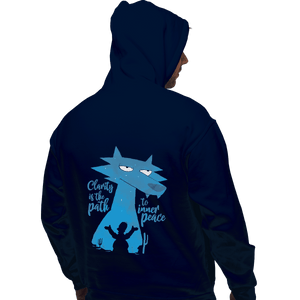 Shirts Pullover Hoodies, Unisex / Small / Navy Space Coyote