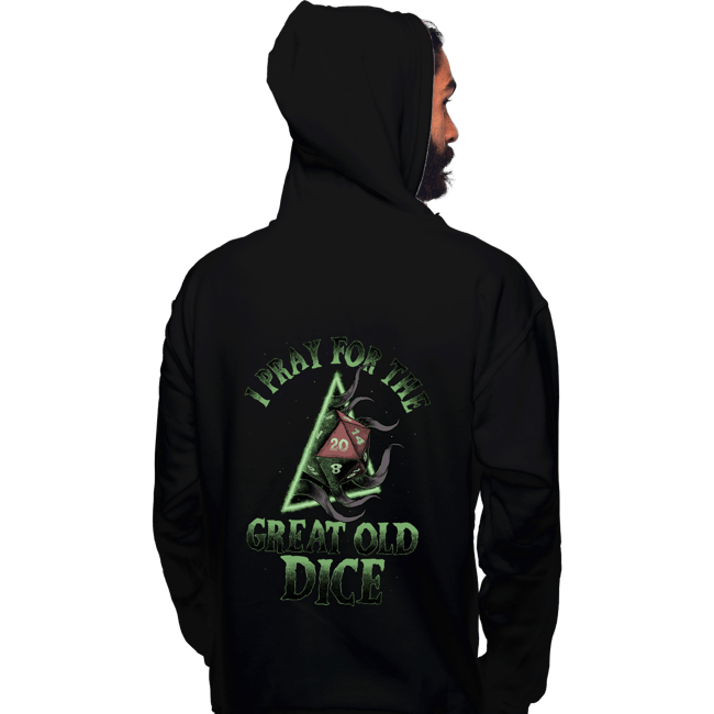 Shirts Pullover Hoodies, Unisex / Small / Black Great Old Dice