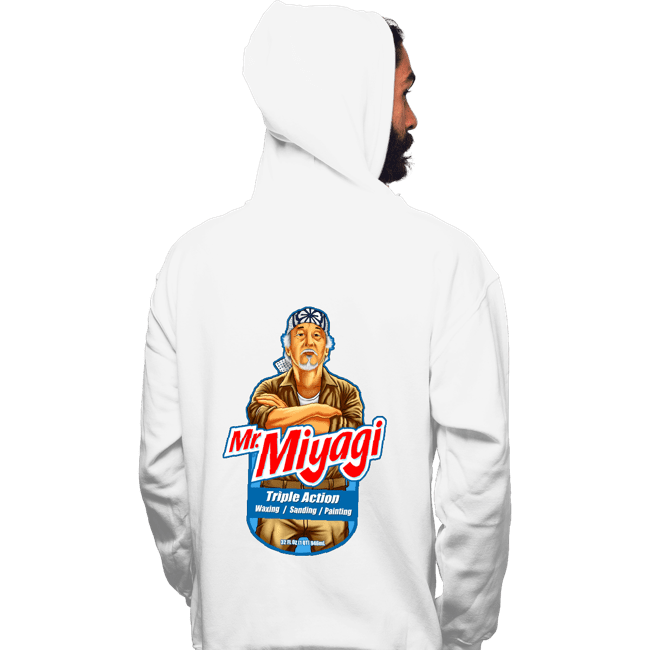 Shirts Pullover Hoodies, Unisex / Small / White Mr. Miyagi